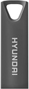 Hyundai Bravo Deluxe 32GB High Speed Fast USB 2.0 Flash Memory Drive Thumb Drive Metal, Space Grey