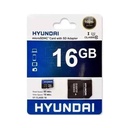 MicroSDHC Hyundai 16GB con adaptador Clase 10 con protección 5-proof