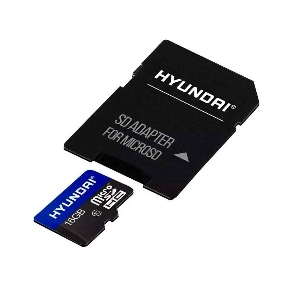 MicroSDHC Hyundai 16GB con adaptador Clase 10 con protección 5-proof