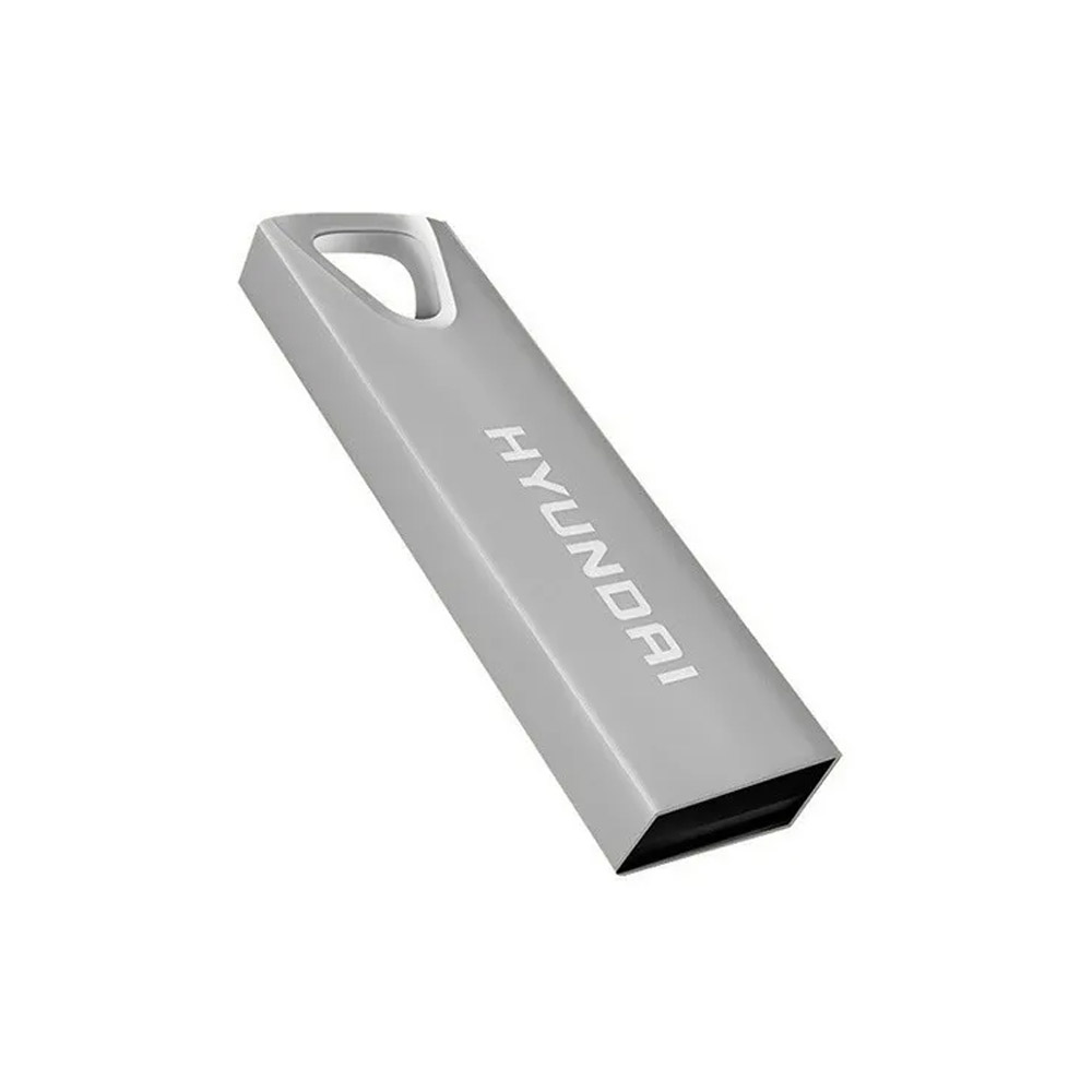 Hyundai Bravo Deluxe 16GB High Speed Fast USB 2.0 Flash Memory Drive Thumb Drive Metal, Silver